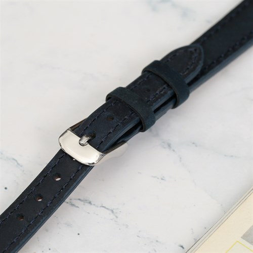 Dây da tổng hợp đồng hồ 12mm G027 Xanh dương Màu Xanh Dương