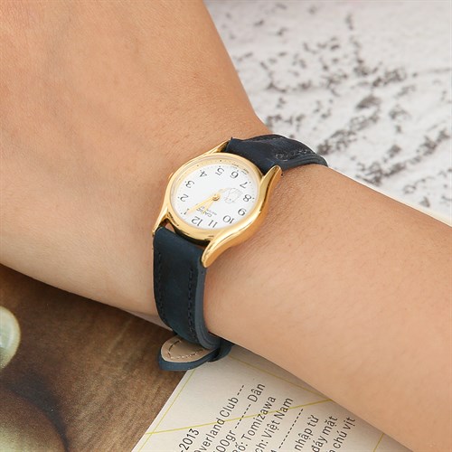 Dây da tổng hợp đồng hồ 12mm G027 Xanh dương Màu Xanh Dương