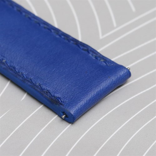 Dây da đồng hồ 22mm DVM6K1 Xanh dương Màu Xanh Dương