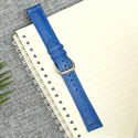 Dây da đồng hồ 18 mm xanh dương DVM6K3