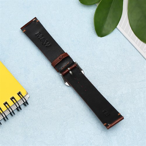 Dây da đồng hồ DVM6K5 Nâu nhạt size 24mm Màu Nâu nhạt