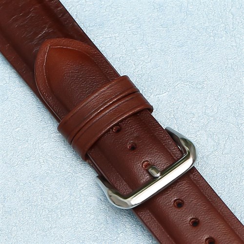 Dây da đồng hồ DVM6K5 Nâu nhạt size 24mm Màu Nâu nhạt