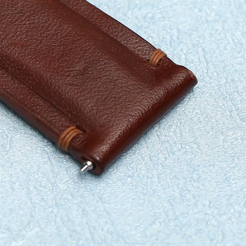 Dây da đồng hồ DVM6K5 Nâu nhạt size 24mm Màu Nâu nhạt