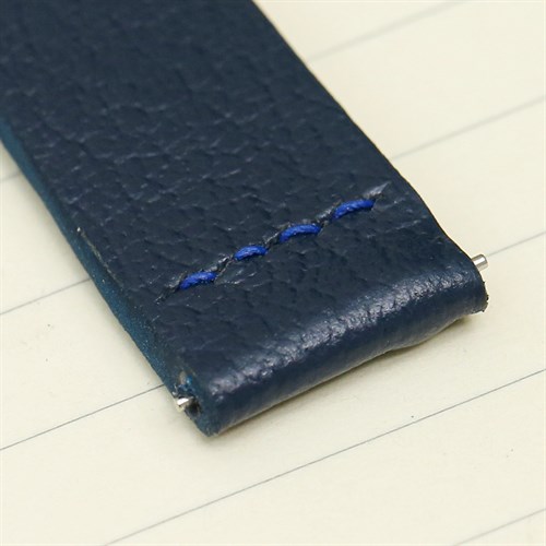 Dây da tổng hợp đồng hồ 16mm CKM1K3 Xanh dương Màu Xanh Dương