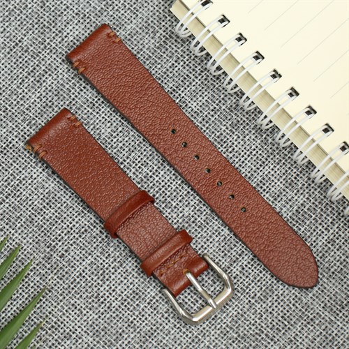 Dây da tổng hợp đồng hồ 18mm CKM1K6 Nâu Màu Nâu
