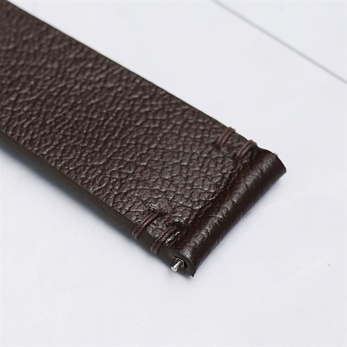 Dây da đồng hồ 20 mm nâu CKM1K6 Màu Nâu đậm