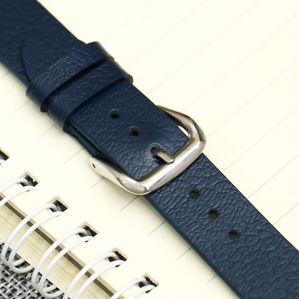 Dây da đồng hồ 18 mm xanh dương CKM1K6