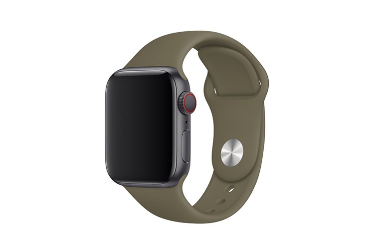 Dây silicone đồng hồ Apple 38-40 mm nâu MWUL2 (chính hãng Apple)