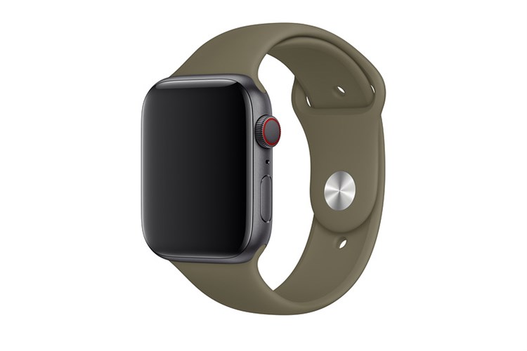 Dây silicone đồng hồ Apple 42-44 mm nâu MWUP2 (chính hãng Apple) Màu Nâu đậm