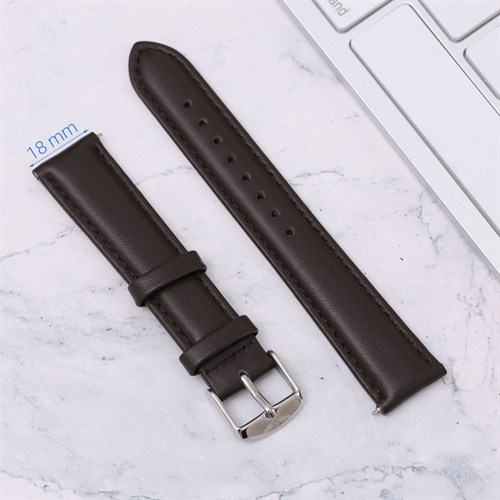 Dây da tổng hợp đồng hồ 18mm M1100.42 Nâu Màu Nâu