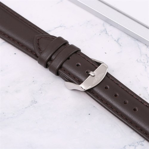 Dây da tổng hợp đồng hồ 18mm M1100.42 Nâu Màu Nâu