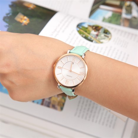 Dây da đồng hồ 14mm L004-02-14 Xanh bạc hà Màu Xanh Bạc Hà