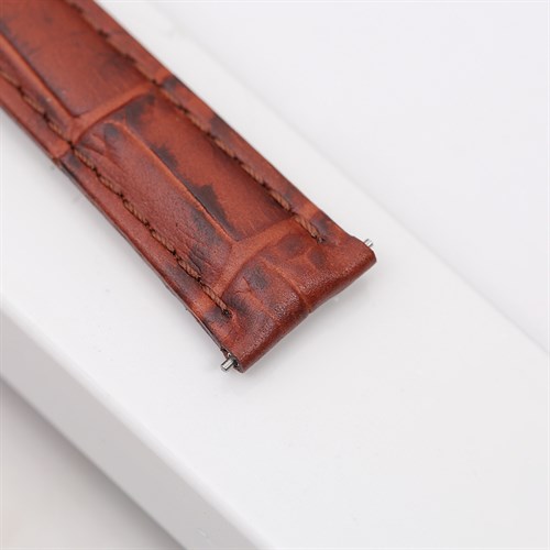 Dây da đồng hồ 14mm L006-02-14 Nâu Màu Nâu