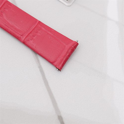 Dây da đồng hồ 14mm L007-02-14 Hồng Màu Hồng