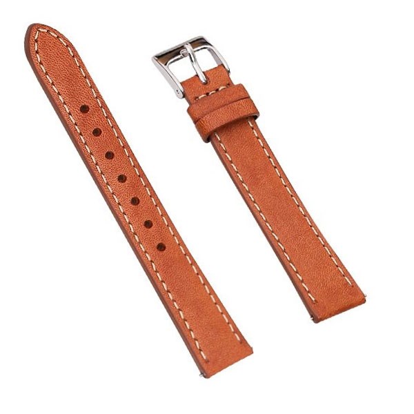 Dây da đồng hồ 14mm L018-02-14 Nâu