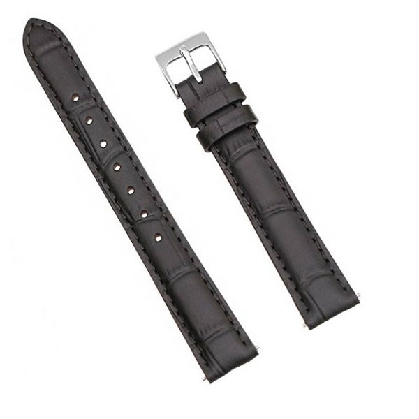 Dây da đồng hồ 14mm L021-02-14 Đen