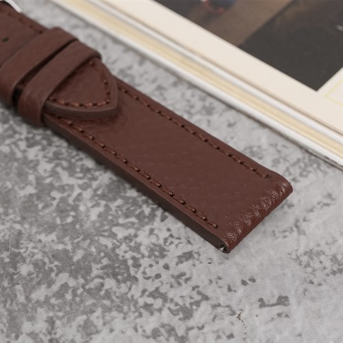 Dây da tổng hợp đồng hồ 20mm L022-05-20 Nâu Màu Nâu