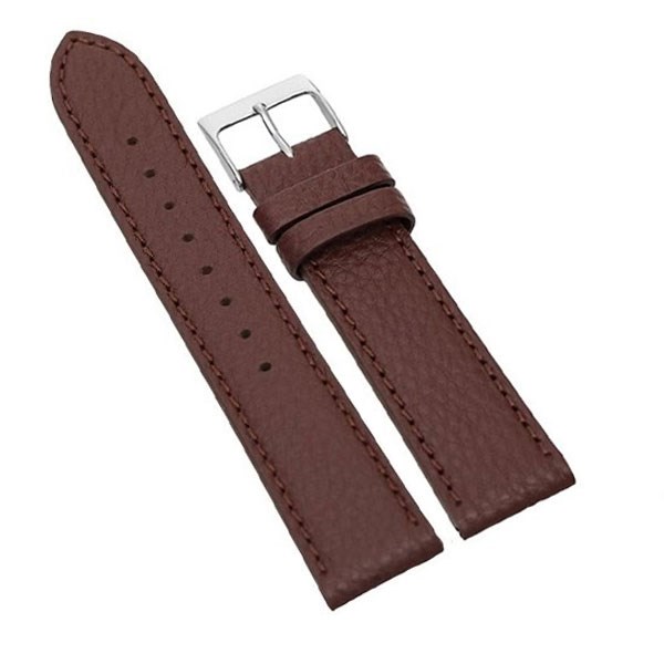 Dây da tổng hợp đồng hồ 20mm L022-05-20 Nâu