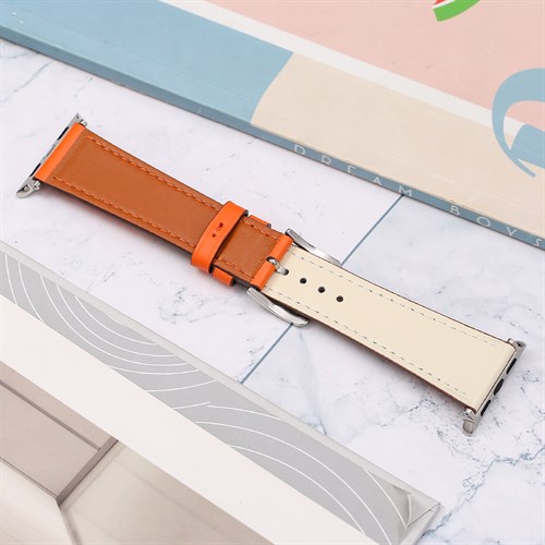 Dây da MVW mặt 40mm M07-02-40 Cam Nâu Màu Màu combo
