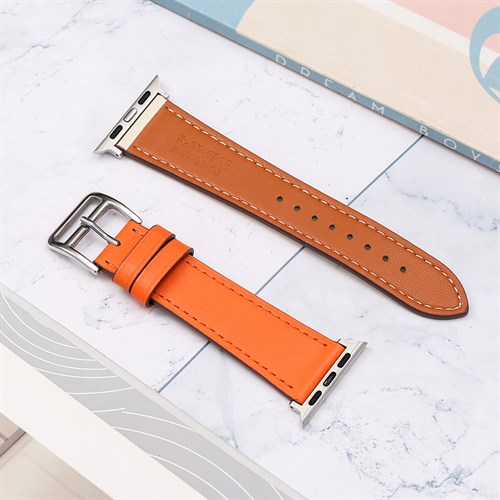 Dây da MVW mặt 40mm M07-02-40 Cam Nâu Màu Màu combo