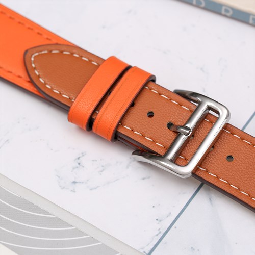 Dây da MVW mặt 40mm M07-02-40 Cam Nâu Màu Màu combo