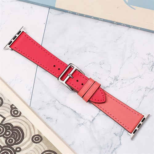 Dây da MVW mặt 40mm M07-03-40 Hồng Đỏ Màu Màu combo