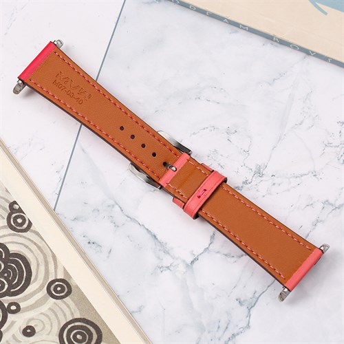 Dây da MVW mặt 40mm M07-03-40 Hồng Đỏ Màu Màu combo
