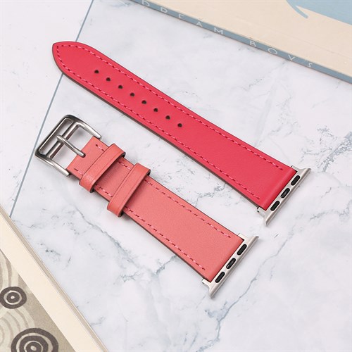 Dây da MVW mặt 40mm M07-03-40 Hồng Đỏ Màu Màu combo