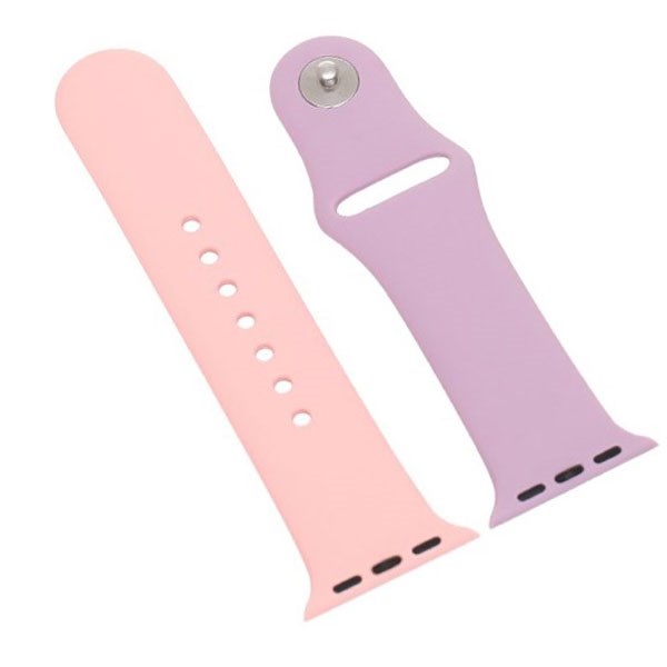 Dây silicone MVW mặt 40mm M02-03-40 Tím Hồng