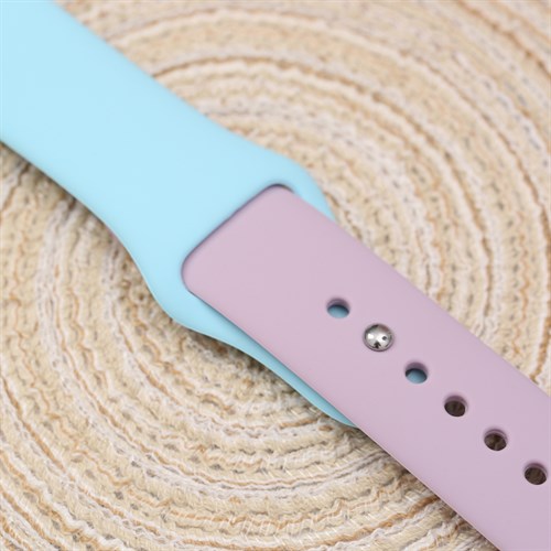 Dây silicone Apple Watch mặt 40mm M02-04-40 Xanh Tím Màu Màu combo