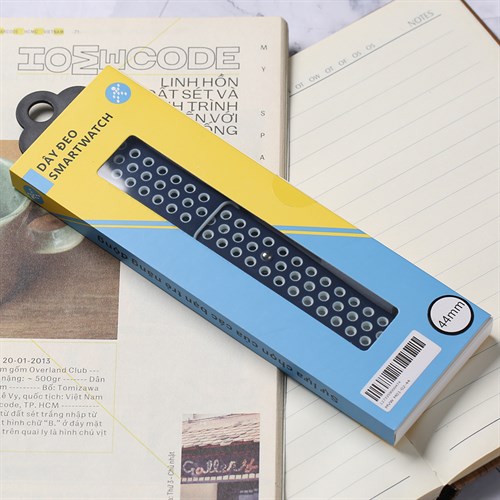 Dây silicone MVW mặt 44mm M01-02-44 Xanh dương Màu Xanh Dương