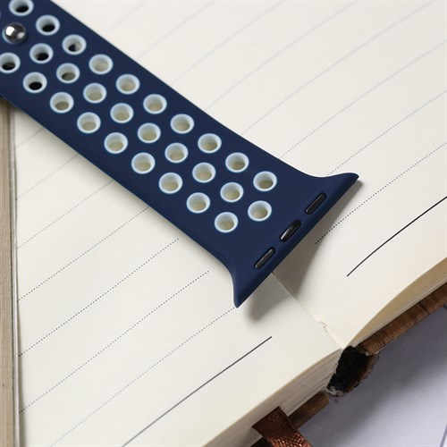 Dây silicone MVW mặt 44mm M01-02-44 Xanh dương Màu Xanh Dương