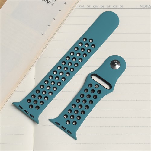 Dây silicone MVW mặt 44mm M01-05-44 Xanh lá Màu Xanh