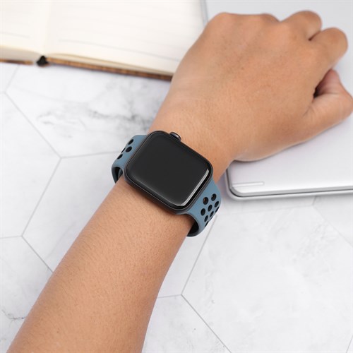 Dây silicone MVW mặt 44mm M01-05-44 Xanh lá Màu Xanh