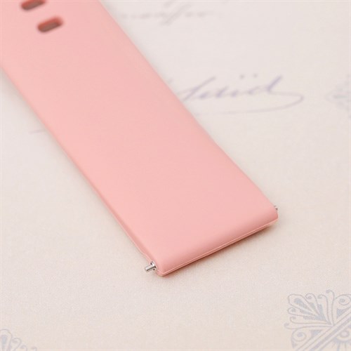 Dây silicone đồng hồ 20mm M04-03-20 Hồng Màu Hồng