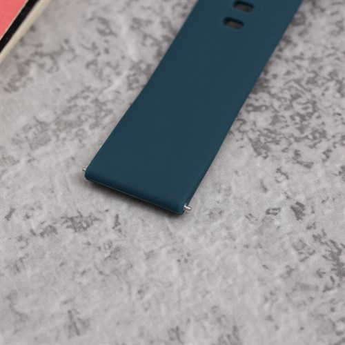 Dây silicone đồng hồ 22mm M04-03-22 Xanh lá Màu Xanh lá