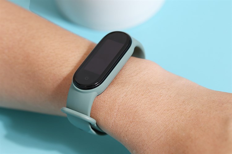 Dây nhựa TPU đồng hồ Miband 5 M001-03-05 Xanh lá Màu Xanh lá