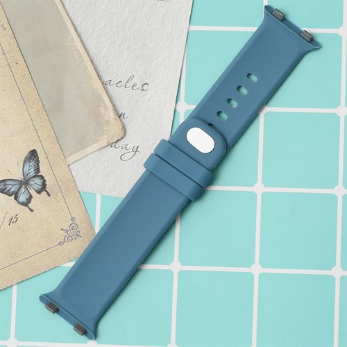 Dây silicone MVW mặt 46mm O001-02-46 Xanh dương Màu Xanh Dương