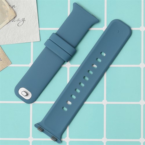 Dây silicone MVW mặt 46mm O001-02-46 Xanh dương Màu Xanh Dương