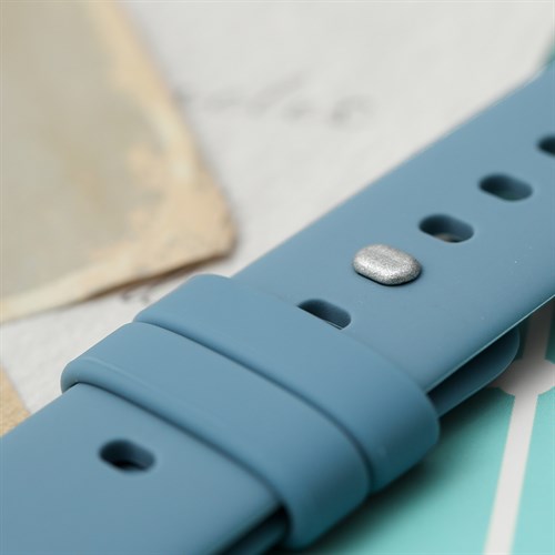 Dây silicone MVW mặt 46mm O001-02-46 Xanh dương Màu Xanh Dương