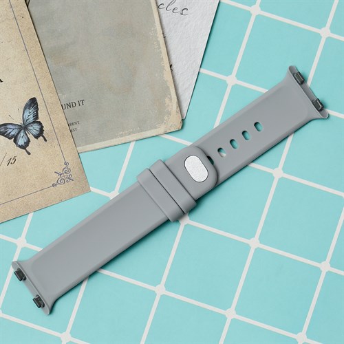 Dây silicone MVW mặt 46mm O001-01-46 Xám Màu Xám