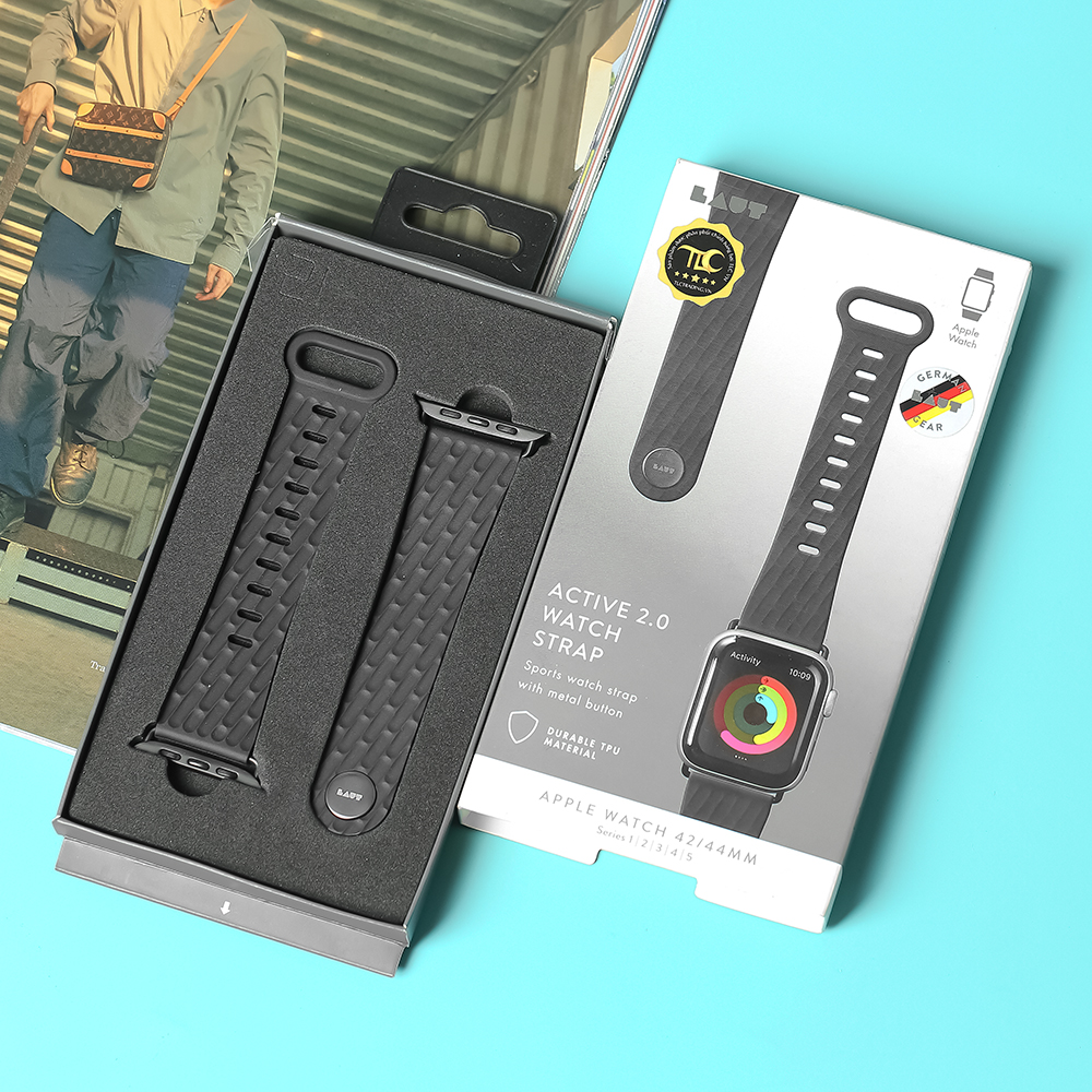 Dây Silicone Apple Watch Laut Active 2 44mm - 2