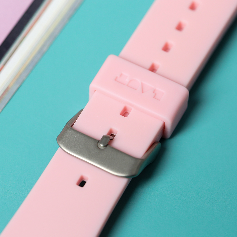 Dây silicone Apple Watch mặt 40mm Laut Pastel Hồng - 7