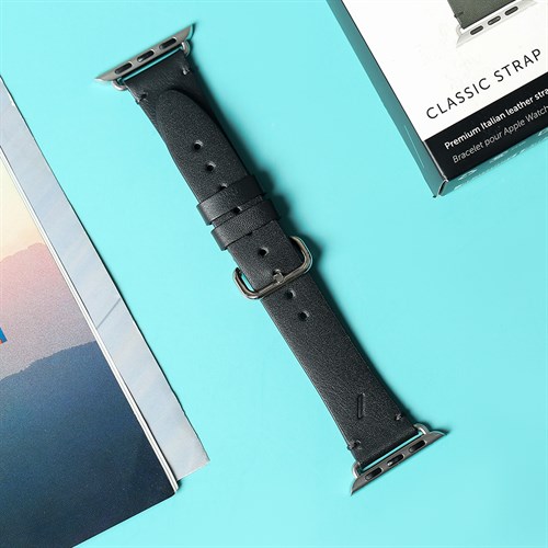 Dây da Apple Watch Native Union Classic 40mm Màu Đen