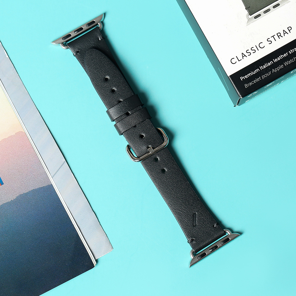 Dây da Apple Watch Native Union Classic 40mm Màu Đen