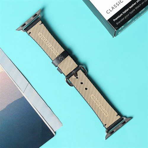 Dây da Apple Watch Native Union Classic 40mm Màu Đen