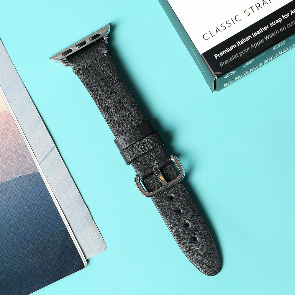 Dây da Apple Watch Native Union Classic 40mm Màu Đen