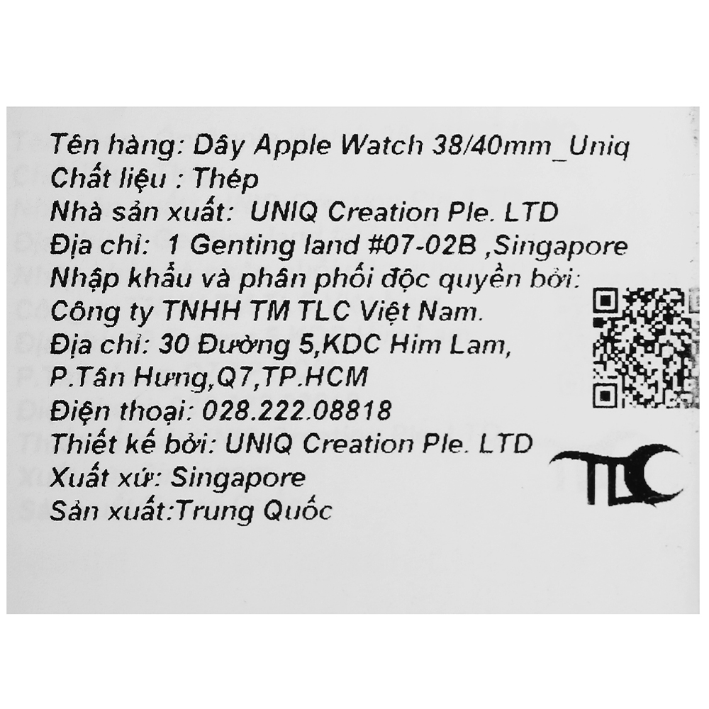 Dây da Apple Watch UniQ Mondain 44mm