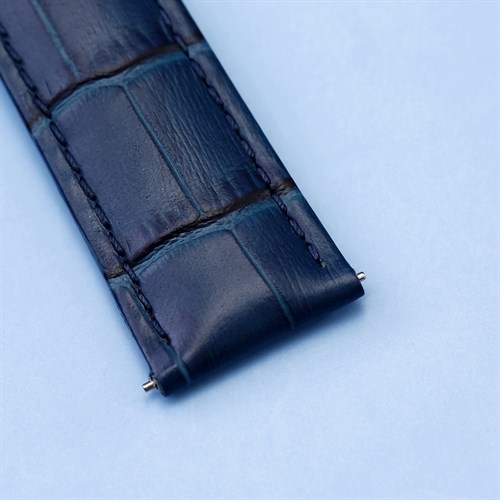 Dây da đồng hồ 20mm LS041-01 Xanh dương Màu Xanh Dương