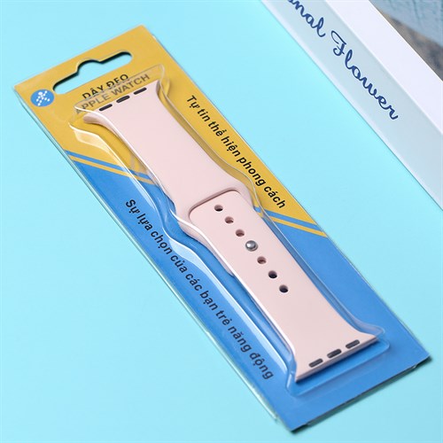 Dây silicone Ruizhi mặt 40mm RZ-0100A Hồng Màu Hồng